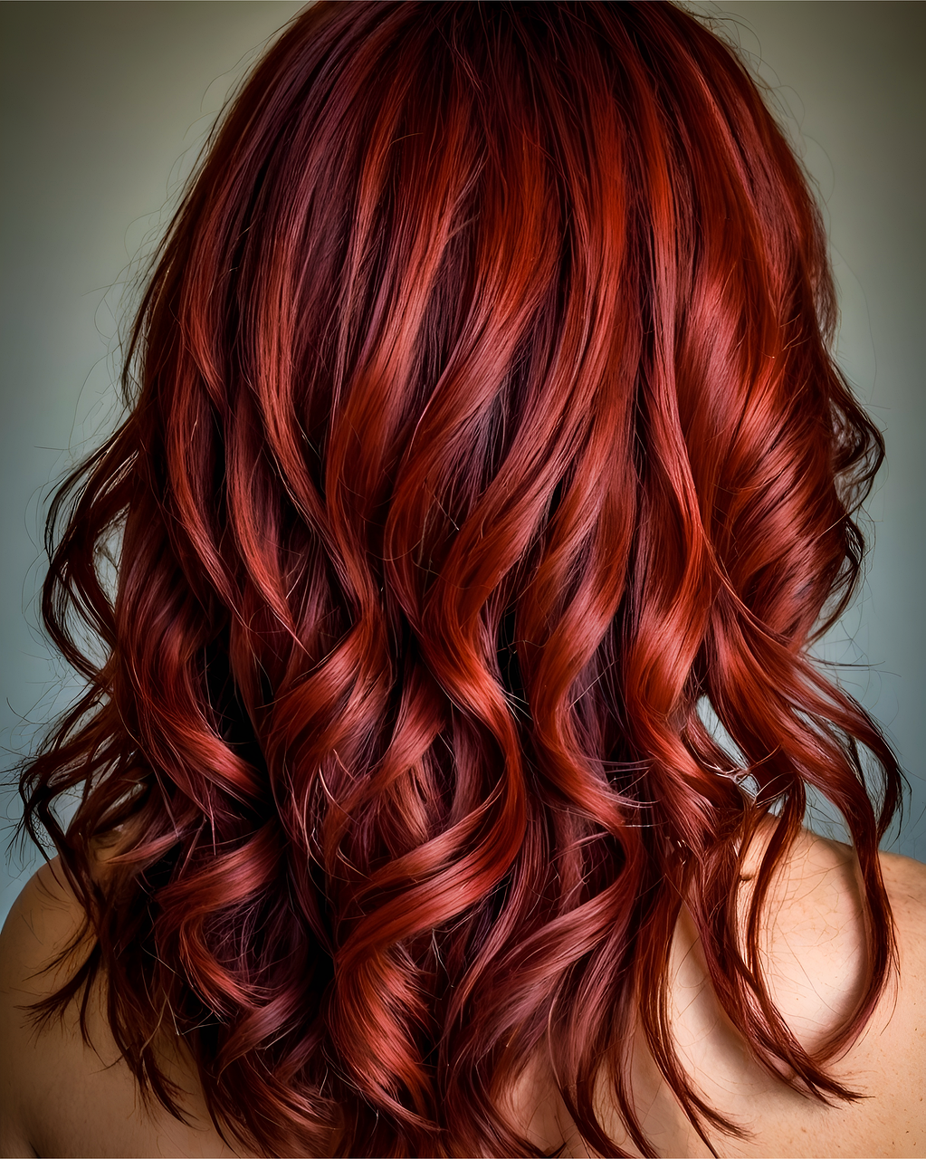 junge Frau mit einer natürlichen Lockenpracht